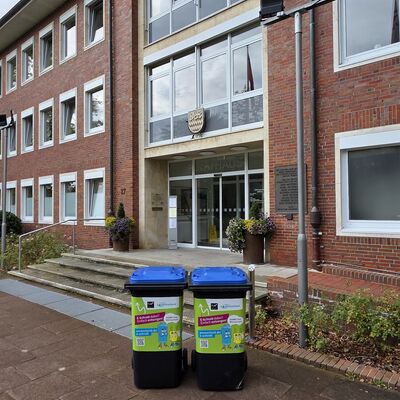 Bild vergr&ouml;&szlig;ern: Aktionstonne bei der Gemeinde Rastede